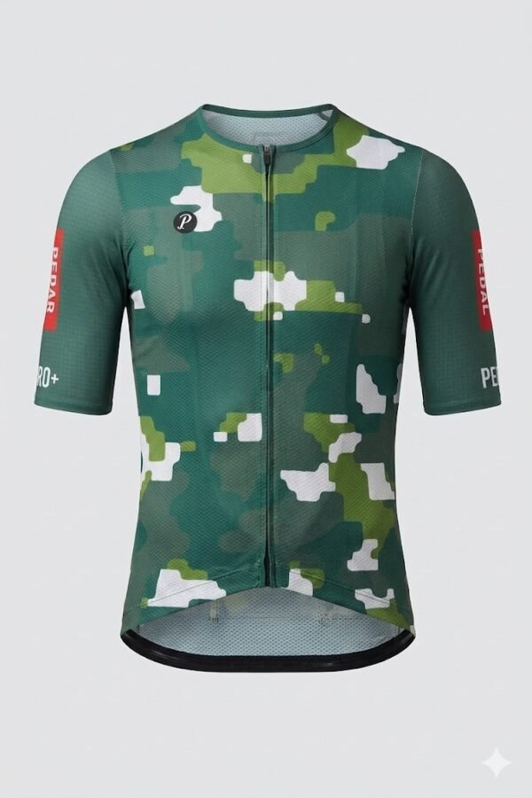 Pedar Pro Aero Mesh Jersey - Green Digital Print