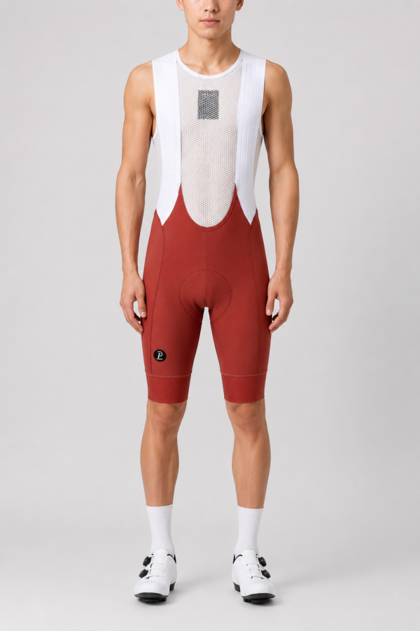 8DD8D34B-F08A-4593-9F9B-7372B8E56C62(1) Pedar Performance Bib Shorts - Rust Red