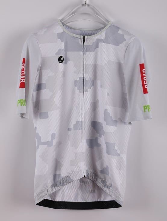 image (30) Pedar Pro Aero Mesh Jersey - White/Grey Digital Print