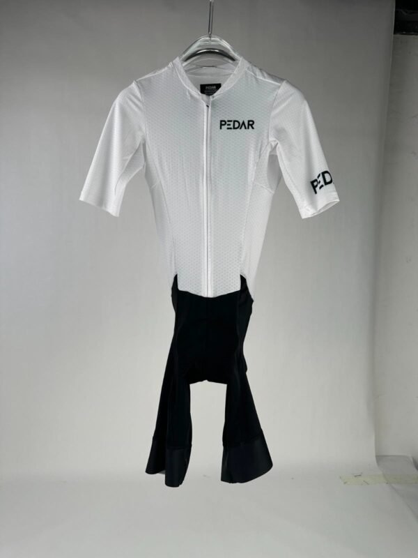 image (6) Pedar Pro Speedsuit - Alabaster White & Stealth Black