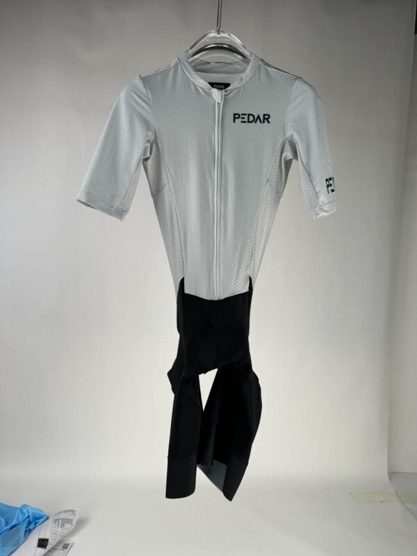 image (8) Pedar Pro Speedsuit - Light Grey & Stealth Black